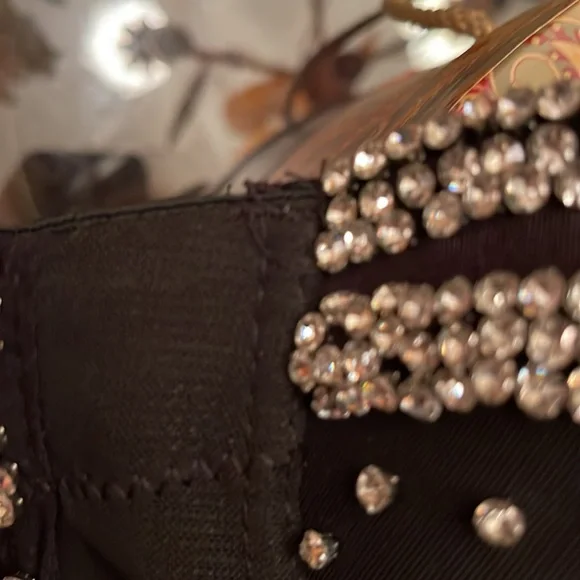 Rhinestone sexy girls night out on the town top. This is preowned hardy used. - Picture 3 of 9